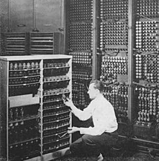 A huge first computer